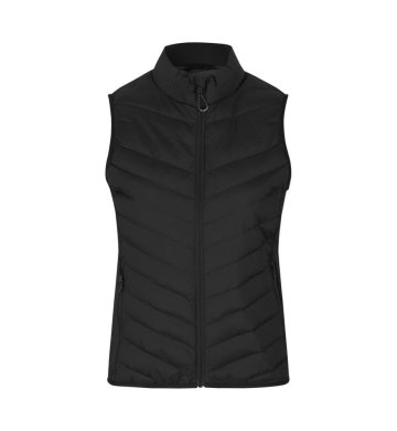 Bodywarmer med stretch, dam, svart