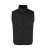 Bodywarmer med stretch, svart